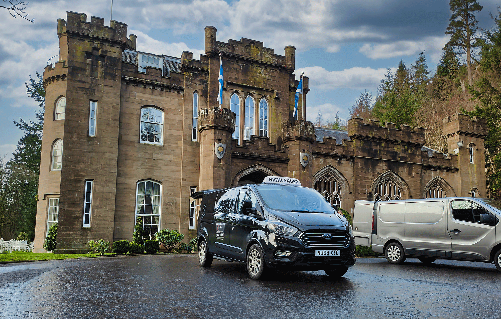 Taxis in Aberdeenshire and Aberdeen (Drumtochty Castle)